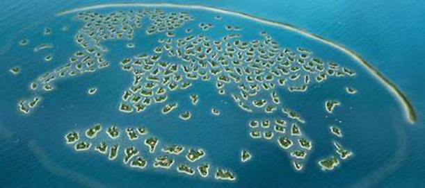 Künstliche Insel "The World"