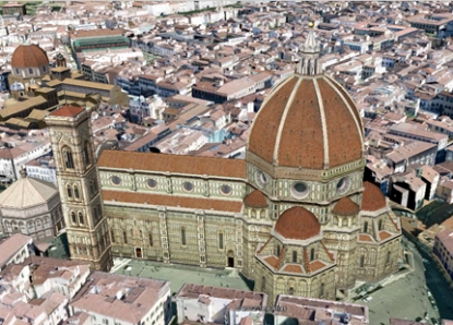 Dom von Florenz als Mittelpunkt